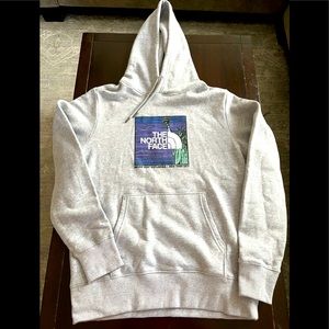 Men’s NorthFace NYC Pull Over Hooded Sweartshirt